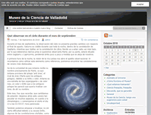 Tablet Screenshot of blogmuseocienciavalladolid.es